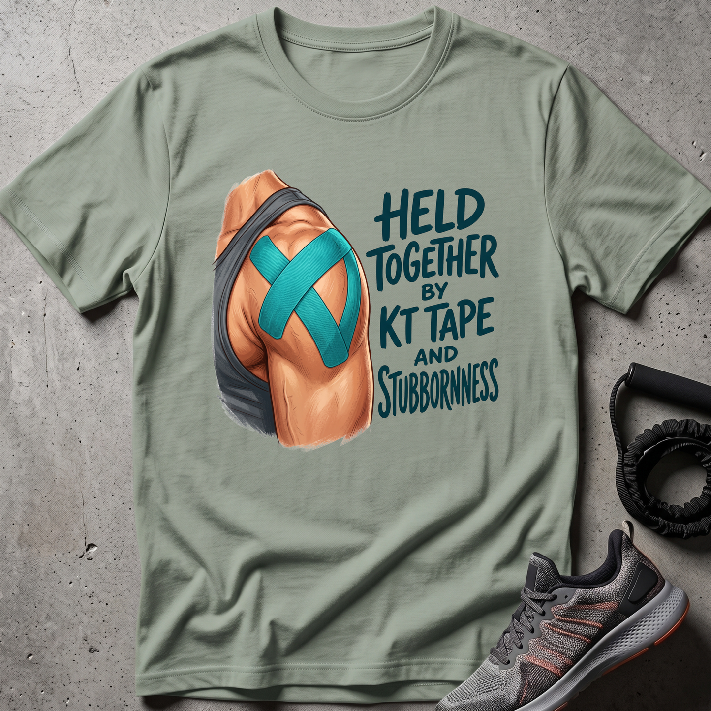 Tape and Stubbornness T-Shirt