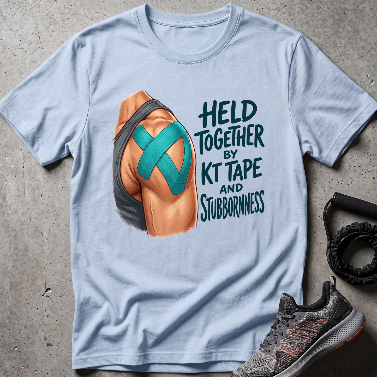 Tape and Stubbornness T-Shirt