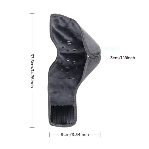 USB Heated Ankle Support with Hot Compress Massage Function Rechargeable Foot Ankle Joint Care and Foot Massager